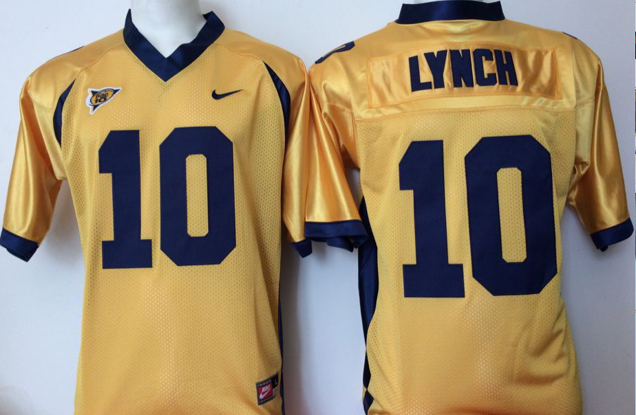 NCAA Men California Golden Bears YELLOW 10->ncaa teams->NCAA Jersey